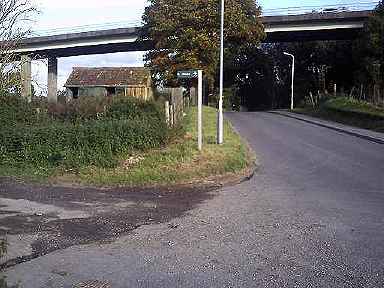 The track joins St. George's
Rd.
