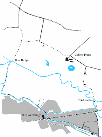 A simple plan of the routes which
are described in detail below.